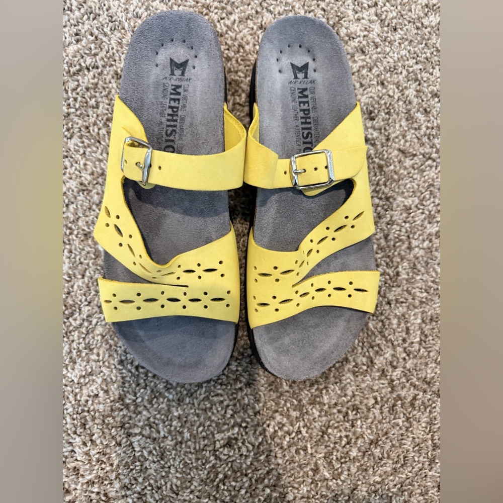 Mephisto woman’s  MEPHISTO Yellow Sandals